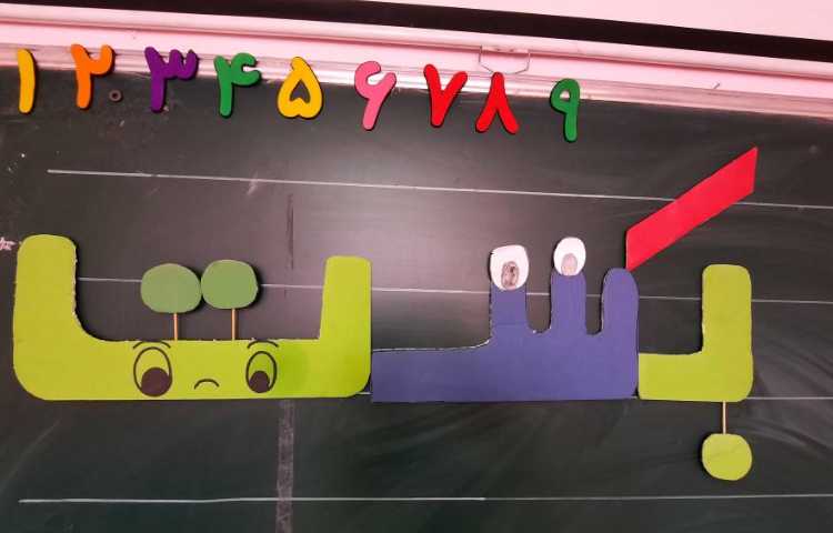 فعالیت فارسی: بازی تشخیص دندانه های کلمات 1