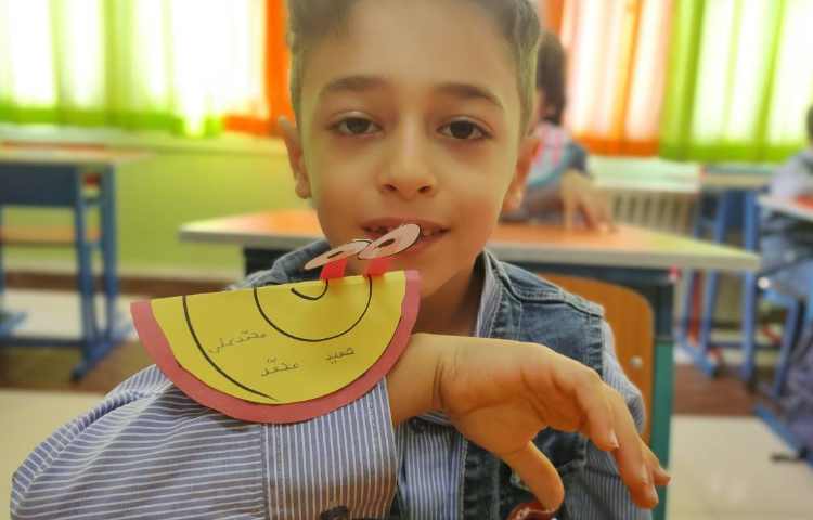 فعالیت فارسی: کاردستی حلزون (تثبیت ح) 6