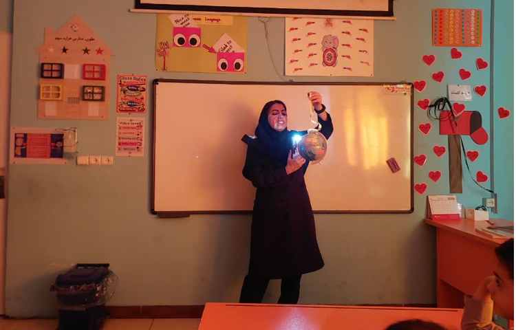 فعالیت مربوط به درس علوم گردش زمین 1