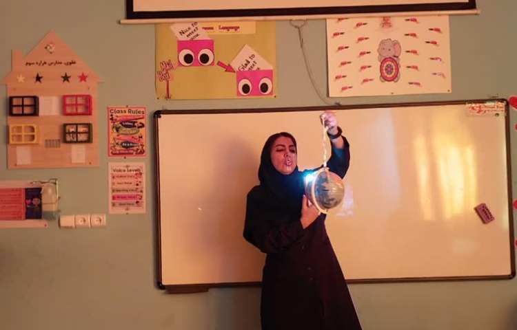 فعالیت مربوط به درس علوم گردش زمین 5