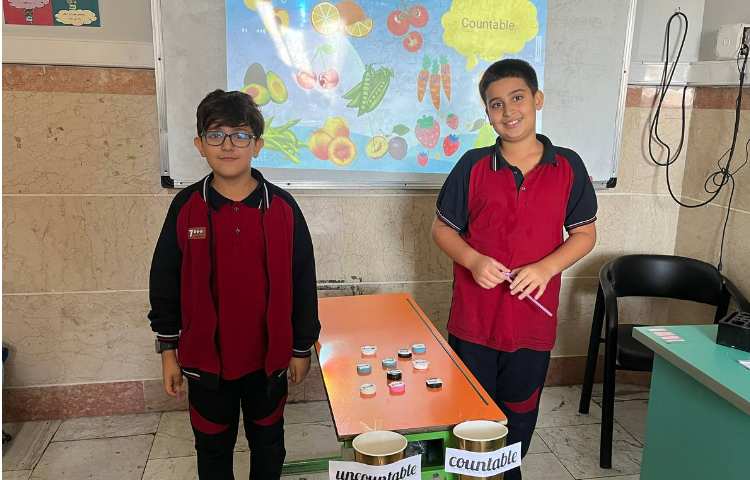 فعالیت مرور لغات مرتبط با countable و uncountable 2