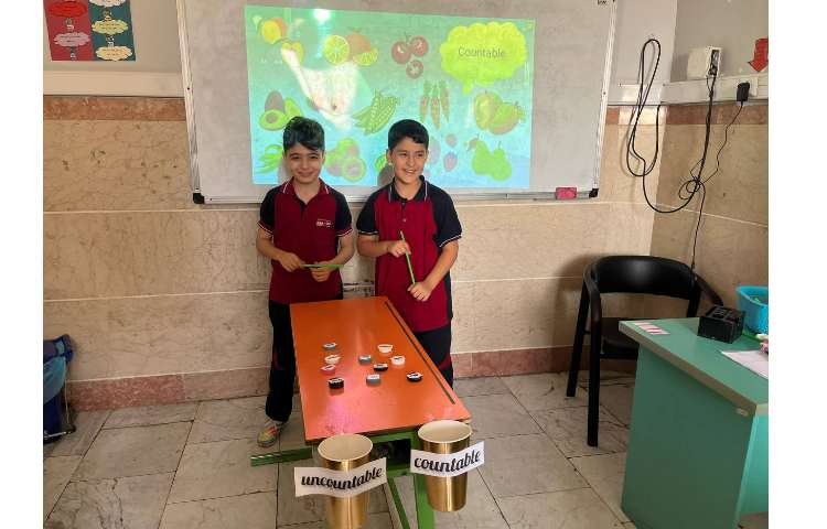 فعالیت مرور لغات مرتبط با countable و uncountable 3