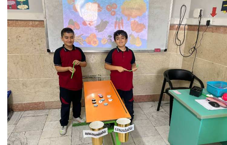 فعالیت مرور لغات مرتبط با countable و uncountable 7