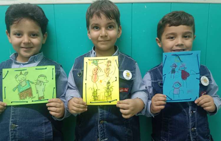 فعالیت مناسبتی: کار دوخت و هدیه به پدر و مادربزرگ 3