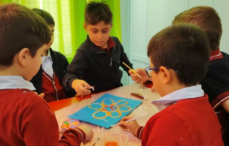 فعالیت نقاشی نمکی 1