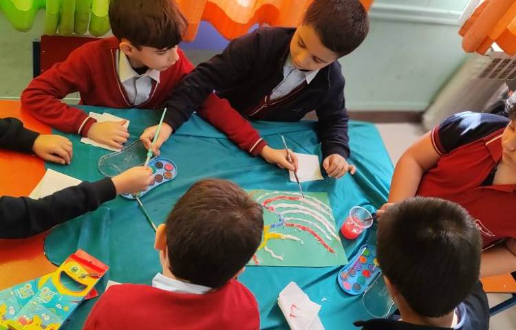 فعالیت نقاشی نمکی