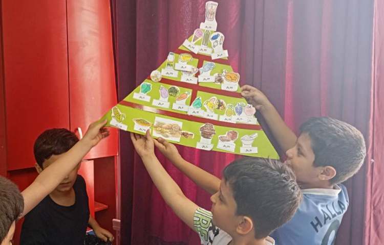 فعالیت های تکمیلی نمایشگاه،رنگ آمیزی و برچسب زدن و......