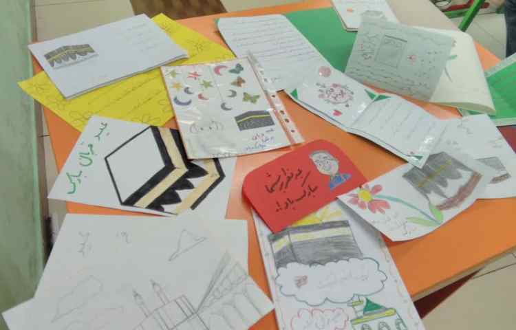 فعالیت های خلاقانه دانش آموزان پایه ششم در درس 13 هدیه ها 2