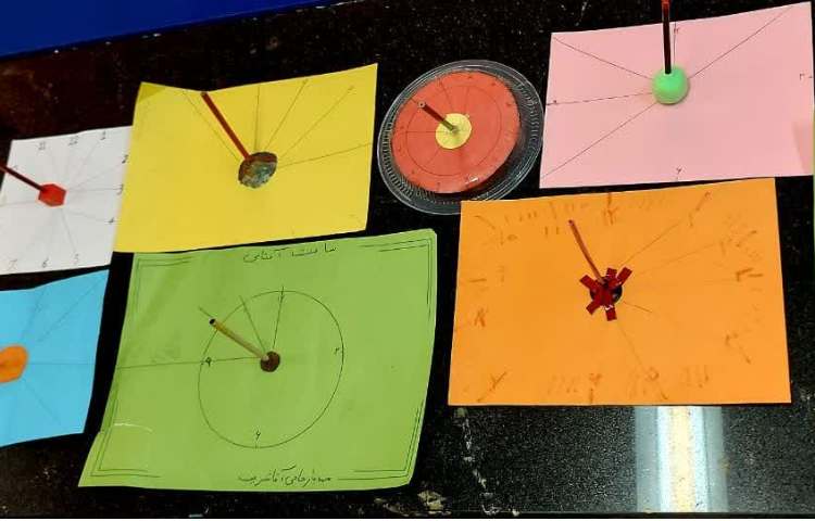 فعالیت های درس ششم علوم پیام رمزراپیداکن وساخت ساعت آفتابی 3