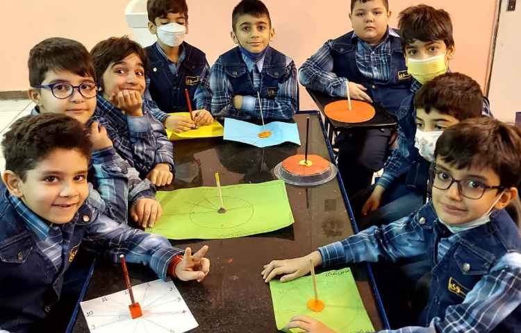 فعالیت های درس ششم علوم پیام رمزراپیداکن وساخت ساعت آفتابی