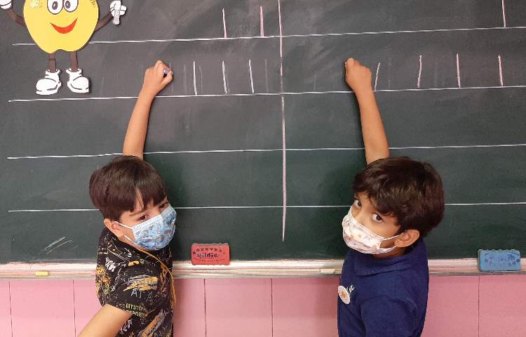 :فعالیت های زبان آموزی و ریاضیدان کوچک، کلاس سیب 8