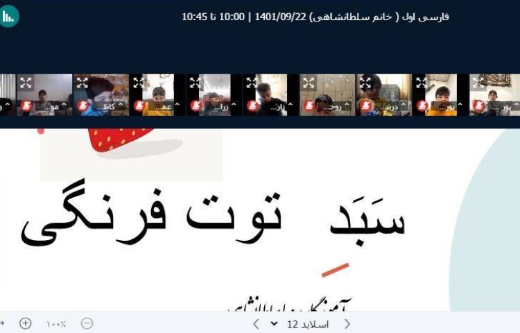 :فعالیت های کلاس های آنلاین پسران پر انرژی علوی 2