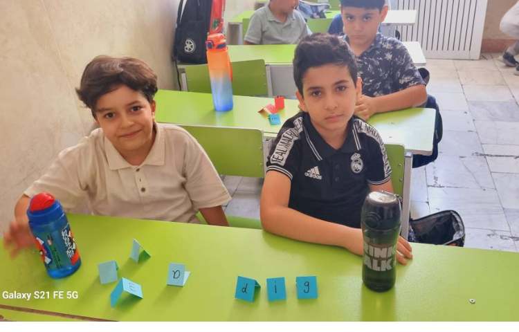 فعالیت هدفمند مرور حروف و کلمات 3