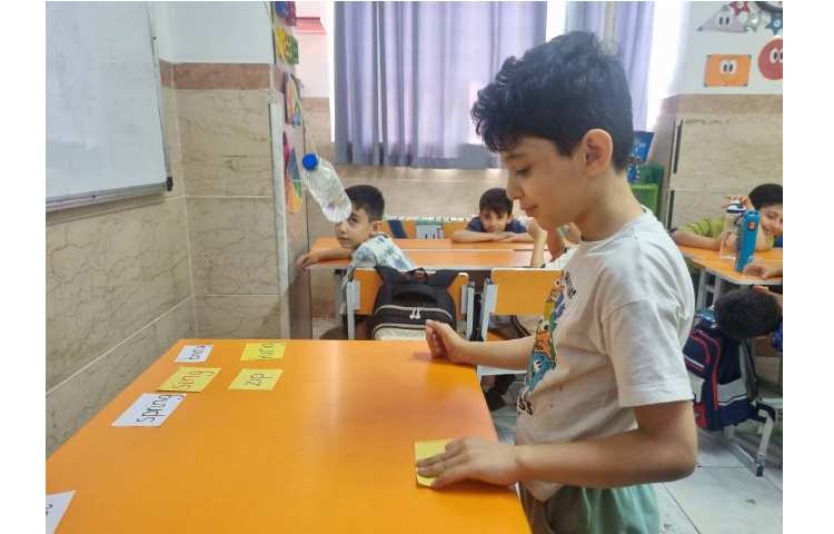 فعالیت هدفمند مرور حروف و کلمات 3