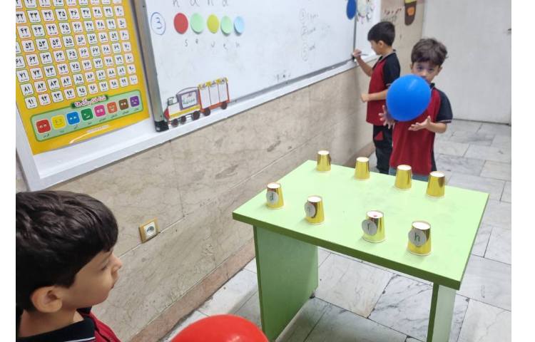 فعالیت هدفمند مرور لغات و حروف 2