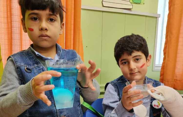 فعالیت هفته علوم ترفند های نمکی 6