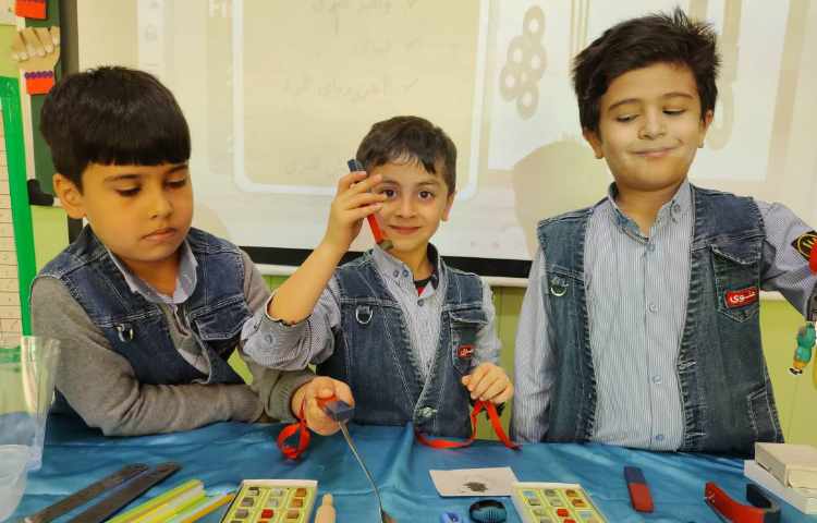 فعالیت هفته ی علوم پروژه ی سیرک واشری 4