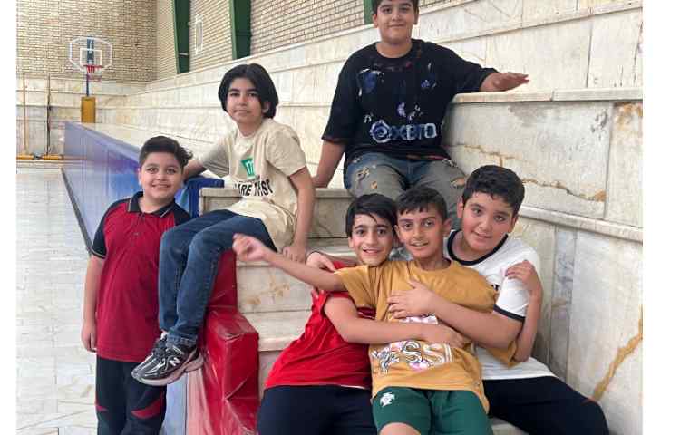 فعالیت ورزشی در پایگاه تابستانی 8