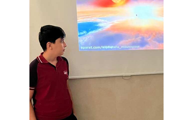 فعالیت و ارائه دانش آموزان پایه ششم 2