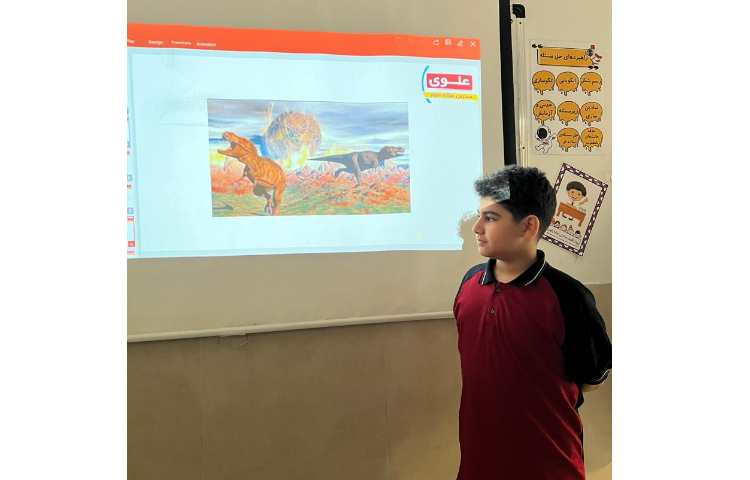 فعالیت و ارائه دانش آموزان پایه ششم