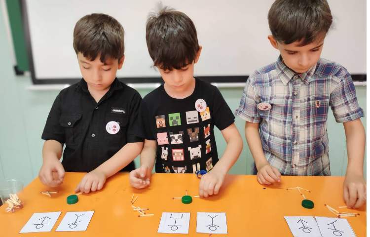 فعالیت پرتال هوش ساخت آدمک با کارت های بازی 4