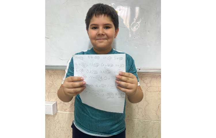 فعالیت پیدا کردن مثال برای حروف زبان انگلیسی 2