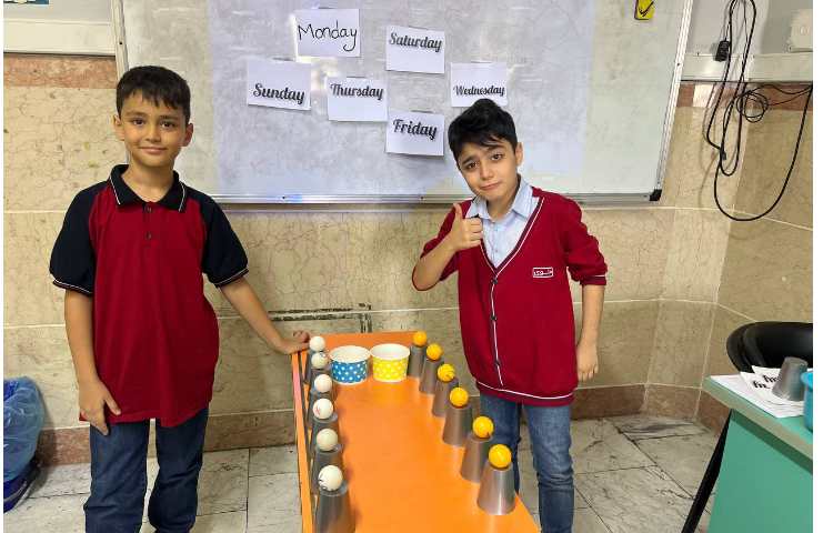 فعالیت کلاسی جهت مرور لغات مربوط به روزهای هفته 4