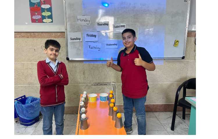 فعالیت کلاسی جهت مرور لغات مربوط به روزهای هفته 6