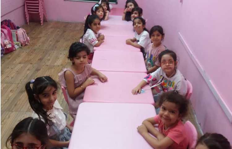 فعالیت کلاسی نوآموزان کودکستان پرتوعلوی