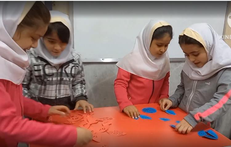 فعالیت کلاسی کلاس سوم دبستان دخترانه پرتوعلوی 1