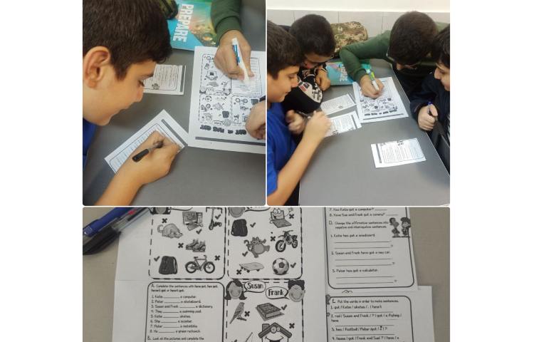 فعالیت کلاس های زبانی (تمرین) 2