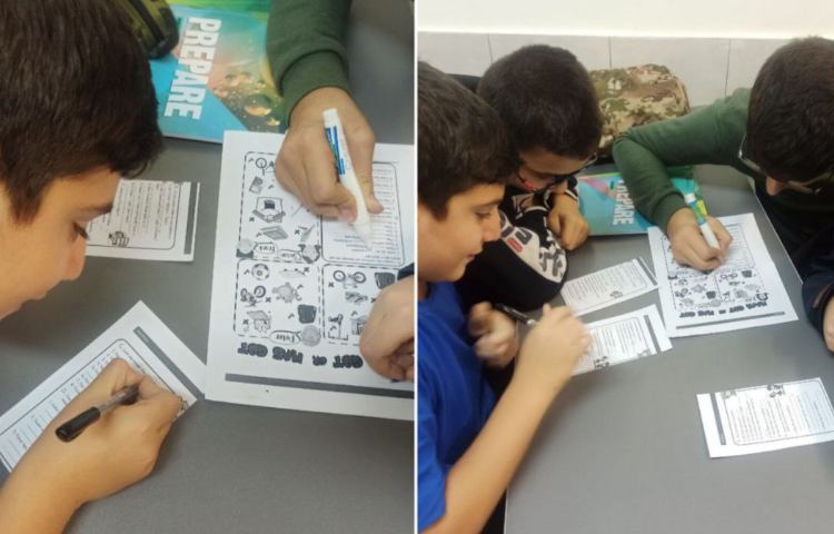 فعالیت کلاس های زبانی (تمرین)