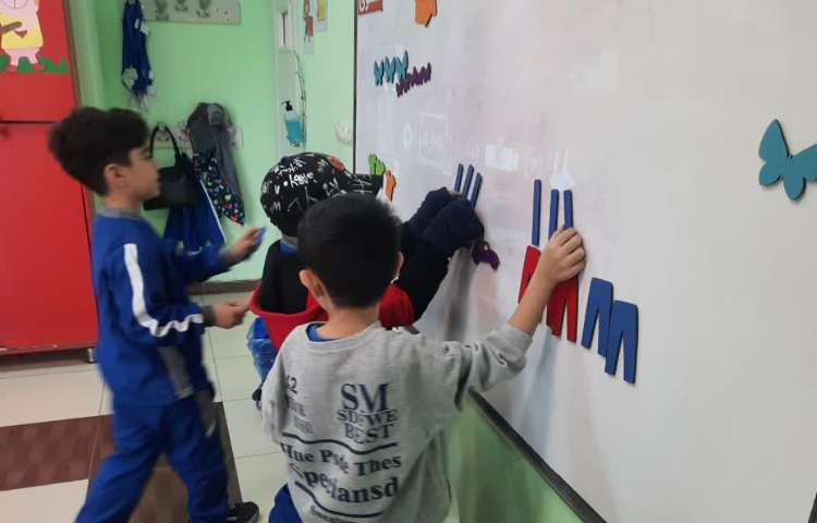 فعالیت گروهی چوب خط 1