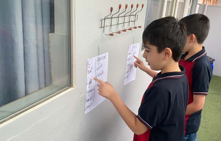 فعالیت Running Dictation 1