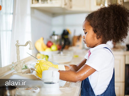 فواید مشارکت کودکان در کارهای خانه