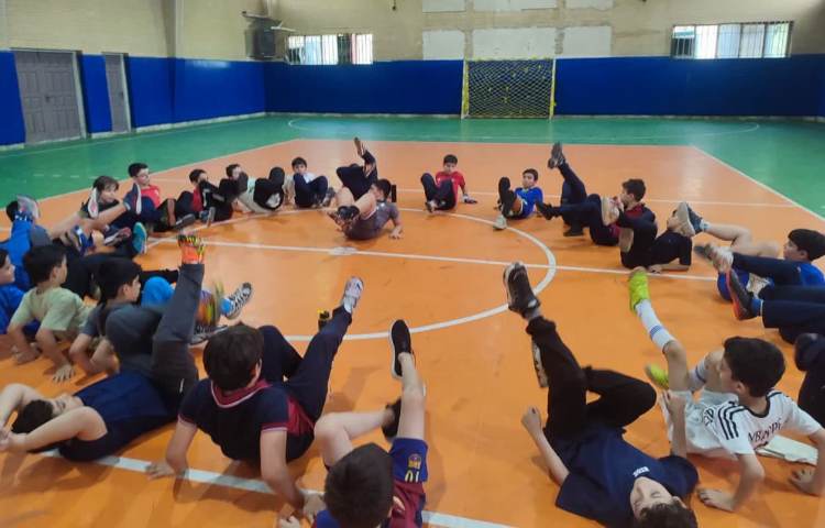 فوتبال و نرمش 3