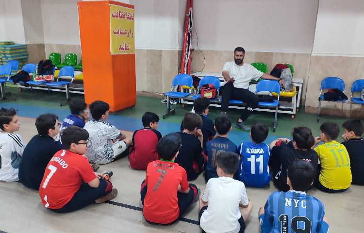 فوتبال و گرم کردن 2