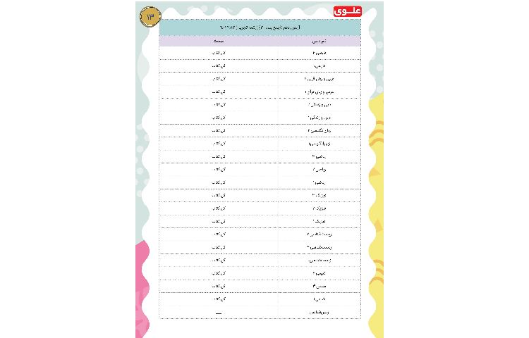 قاصدک اردیبهشت ماه 13