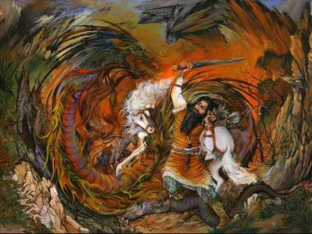 خوان چهارم از هفت‌خوان رستم: زن جادوگر