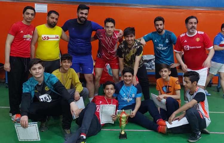 قهرمانی تیم فوتسال مرکز در مسابقات بین مدارس علوی 16