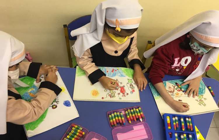 قورباغه ها در برکه ( با استفاده از شکل دایره ) 5