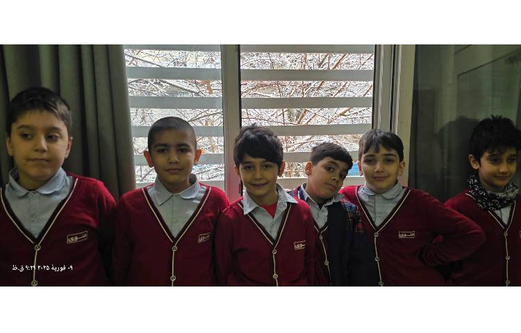 لذت آموزش در یک روز برفی 1