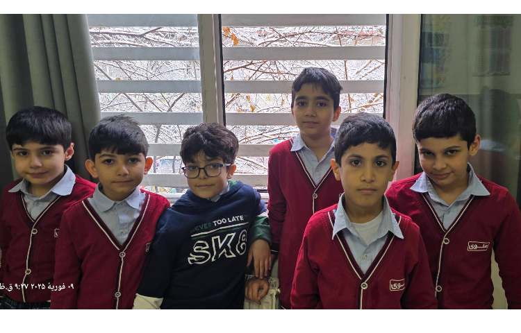 لذت آموزش در یک روز برفی 5