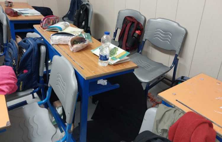 مانور زلزله در کلاس ها 3