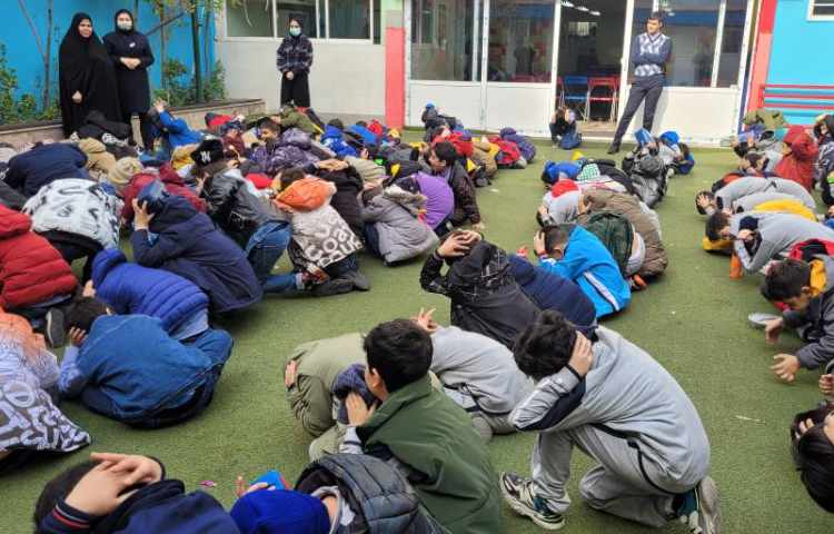 مانور زلزله 8