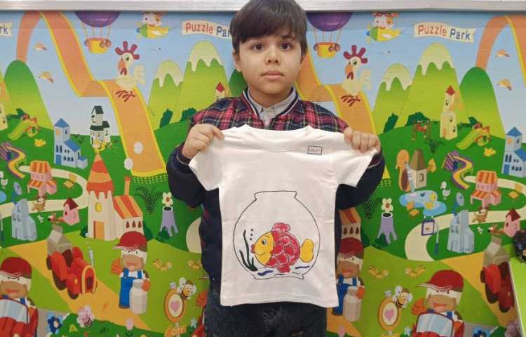 ماهرشو:چاپ و رنگ‌آمیزی تنگ ماهی روی لباس 2