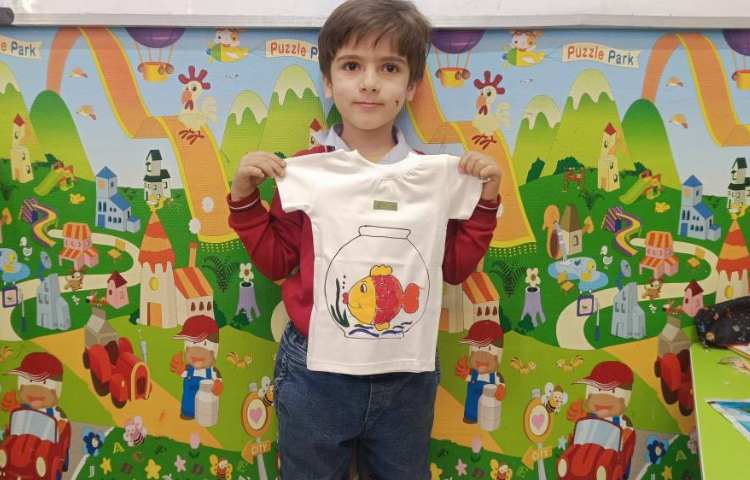 ماهرشو:چاپ و رنگ‌آمیزی تنگ ماهی روی لباس 3