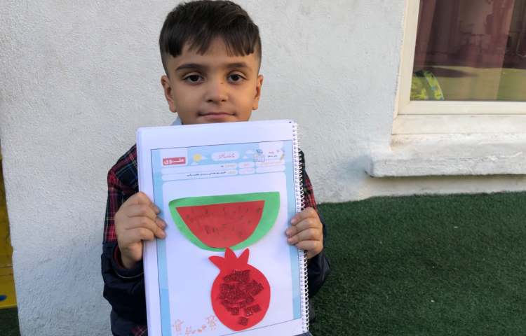 ماهرشو:کاردستی انار و هندوانه