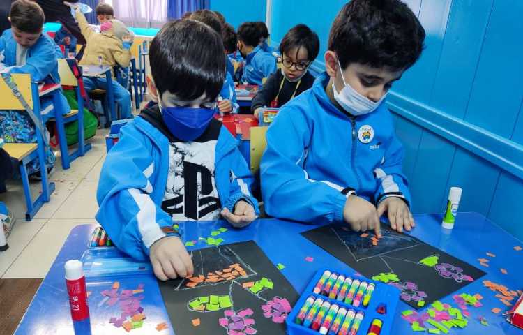 :ماهرشو، تکنیک موزاییک کاری یا تکه چسبانی 1