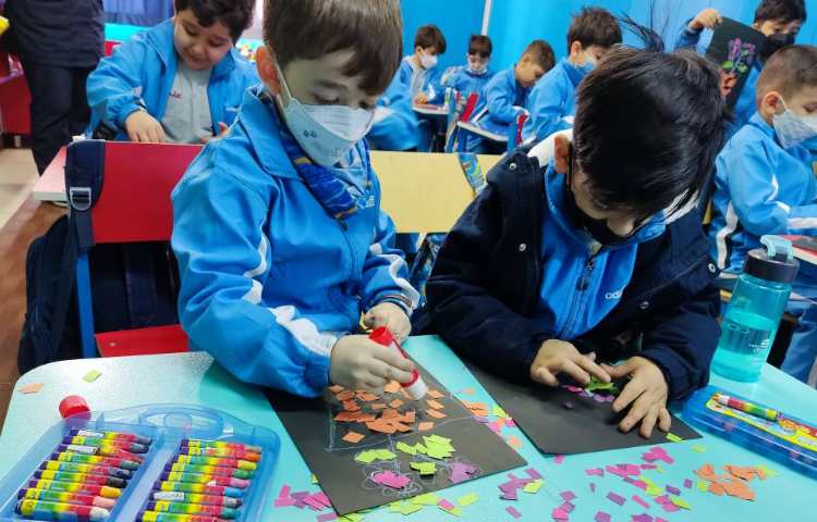 :ماهرشو، تکنیک موزاییک کاری یا تکه چسبانی 3